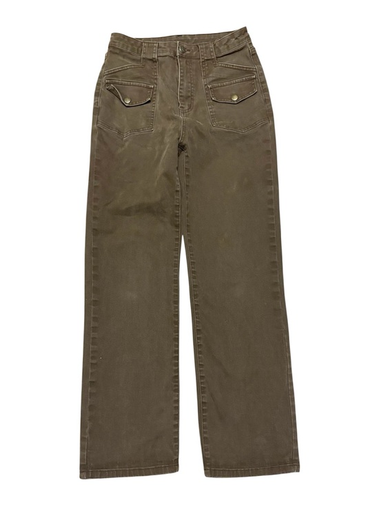 Cider Pants - Cider Alessia Cargo Cotton Jeans In A Faded Brown Size Small